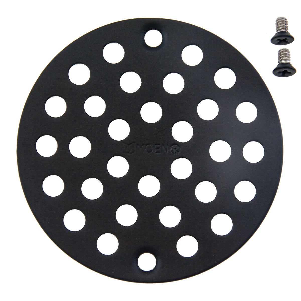 Moen 102763WR 4 in. Shower Drain Cover for 3-3/8" Opening in Wrought Iron