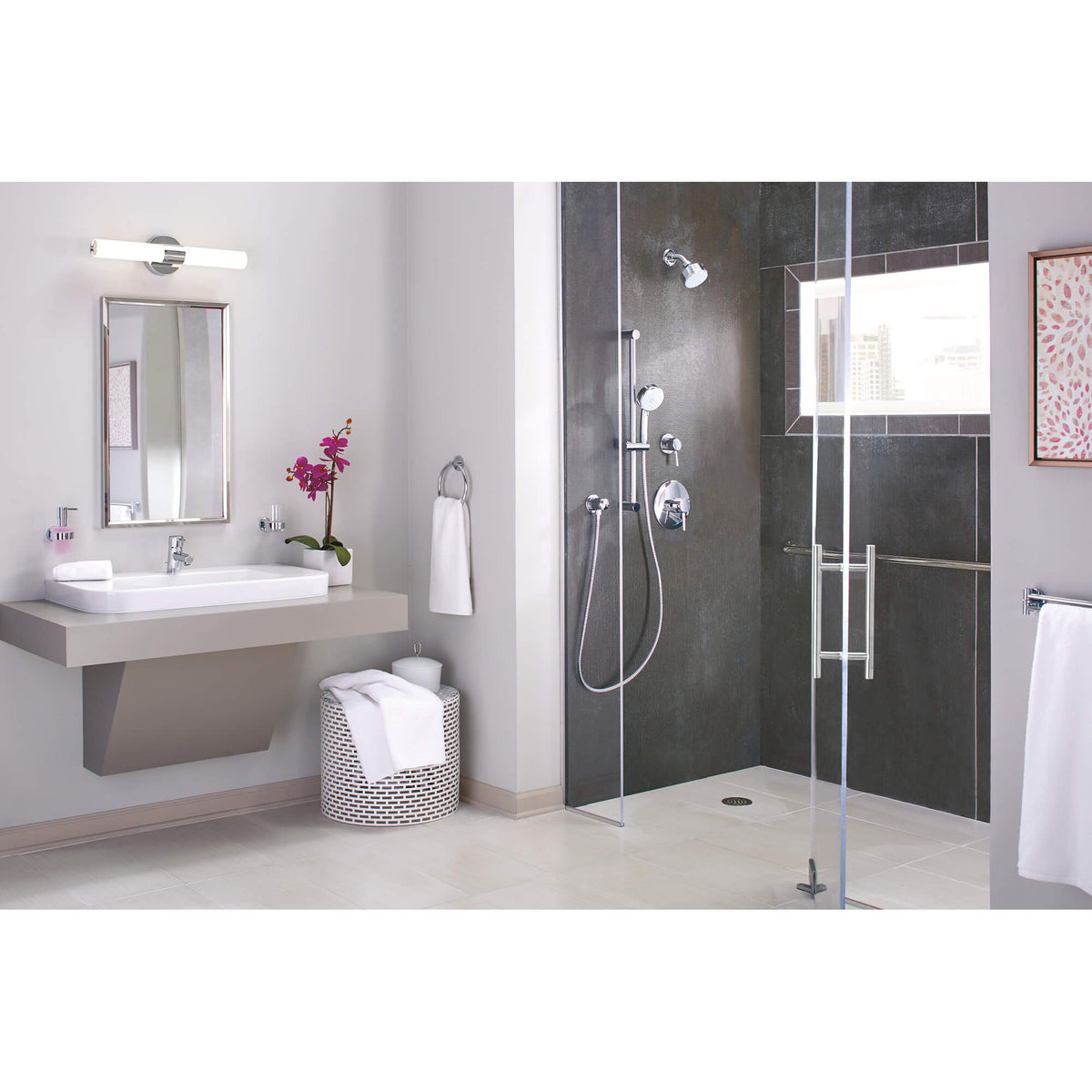 5" Shower Arm in GROHE CHROME