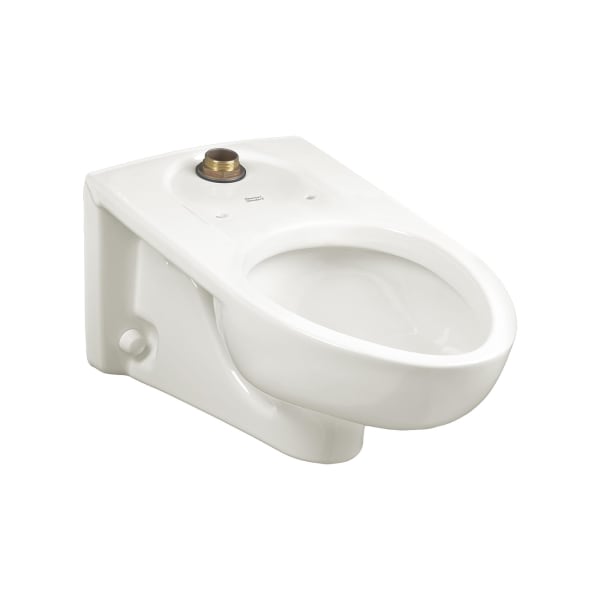 Afwall® Millennium® 1.1 - 1.6 gpf (4.2 - 6.0 Lpf) Top Spud Elongated Wall-Hung Bowl White