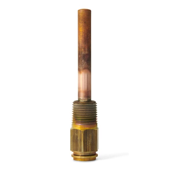 Copper 1/2 in NPT Well Assembly with 3 in Insertion depth