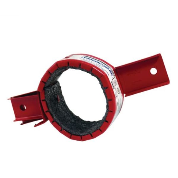 Metacaulk Intumescent Pipe Collar 66353, Fits Well in Limited Access Areas, Firestop, 4"