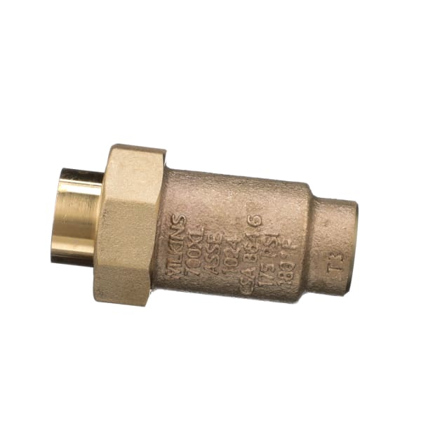 700XL Dual Check Valve with 1/2" Female Union Inlet x 1/2" Female Outlet