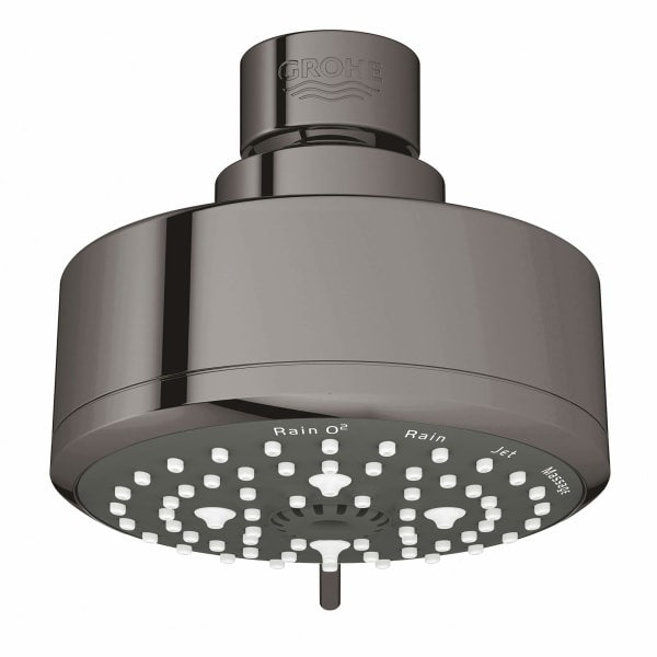100 Shower Head, 4" - 4 Sprays, 1.75 gpm in GROHE HARD GRAPHITE
