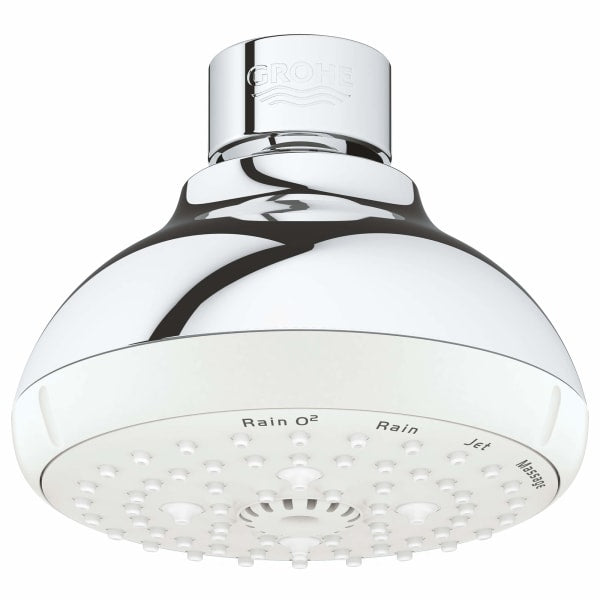 100 Shower Head, 4" - 4 Sprays, 1.75 gpm in GROHE CHROME