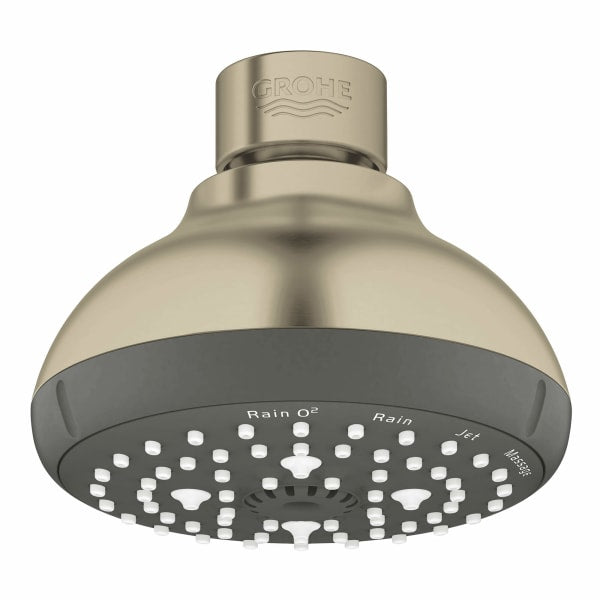 100 Shower Head, 4" - 4 Sprays, 1.75 gpm in GROHE BRUSHED NICKEL