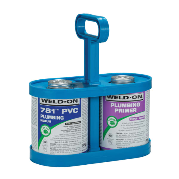 Weld-On 781 PVC Plumbing Solvent Cement, Clear, Low VOC, High Strength, Medium Bodied, Fast Setting, 1 Quart (32 Fl. Oz.)