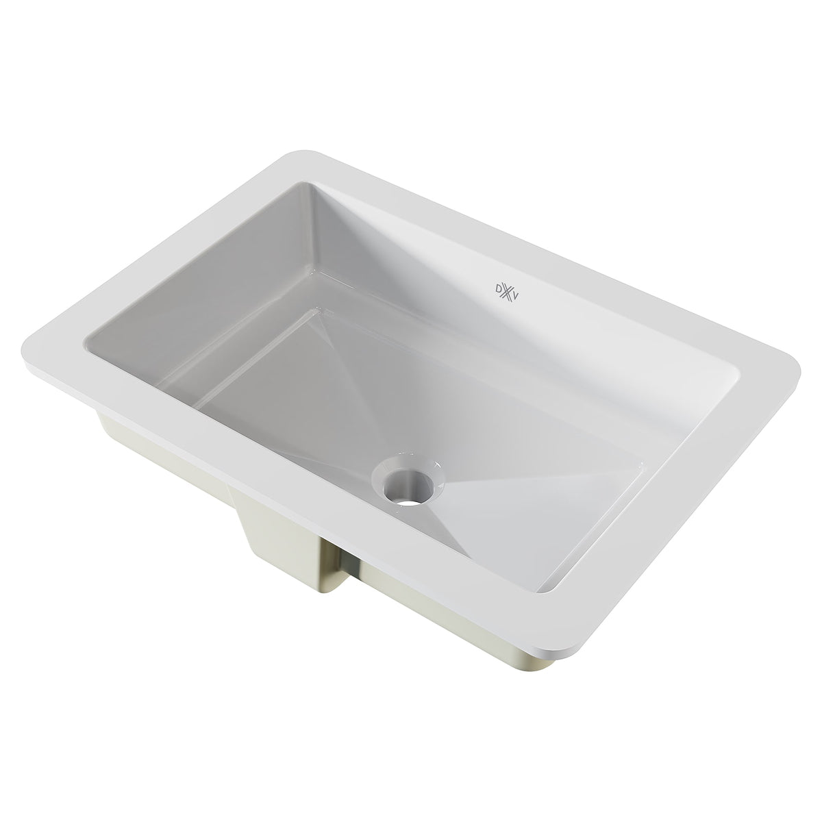 DXV POP® Rectangular Sink in CANVAS WHITE