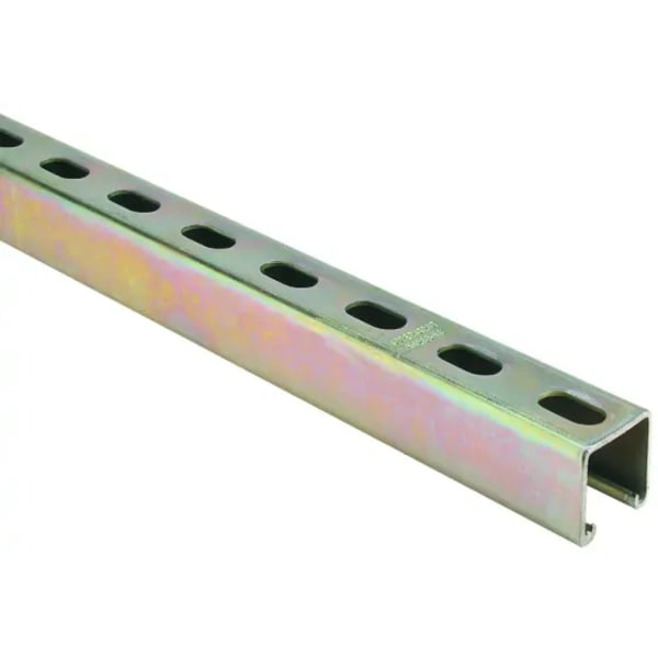 1-5/8" x 10' Stainless Steel Strut with Elongaged Holes