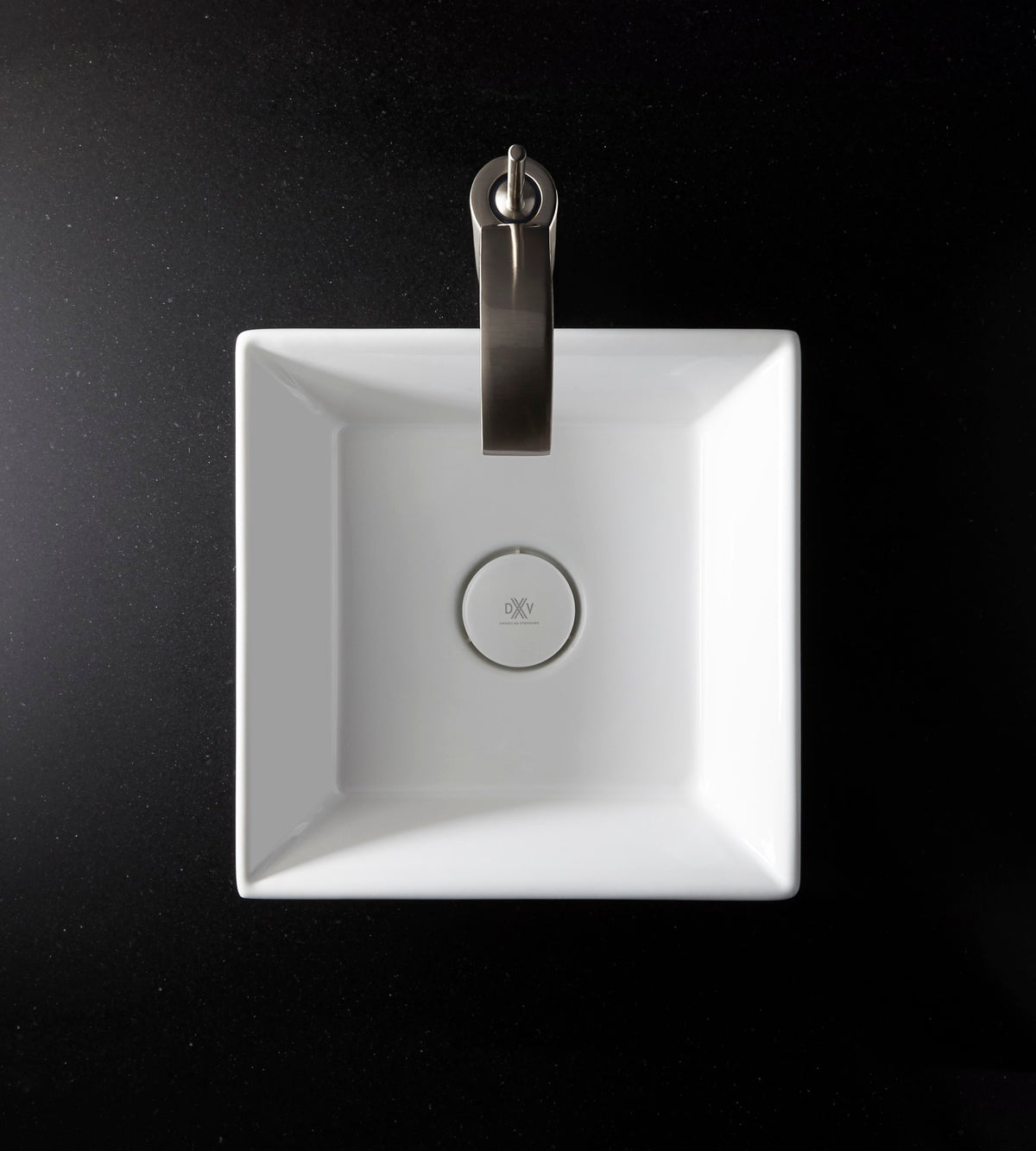 DXV POP® Square Vessel Sink in CANVAS WHITE