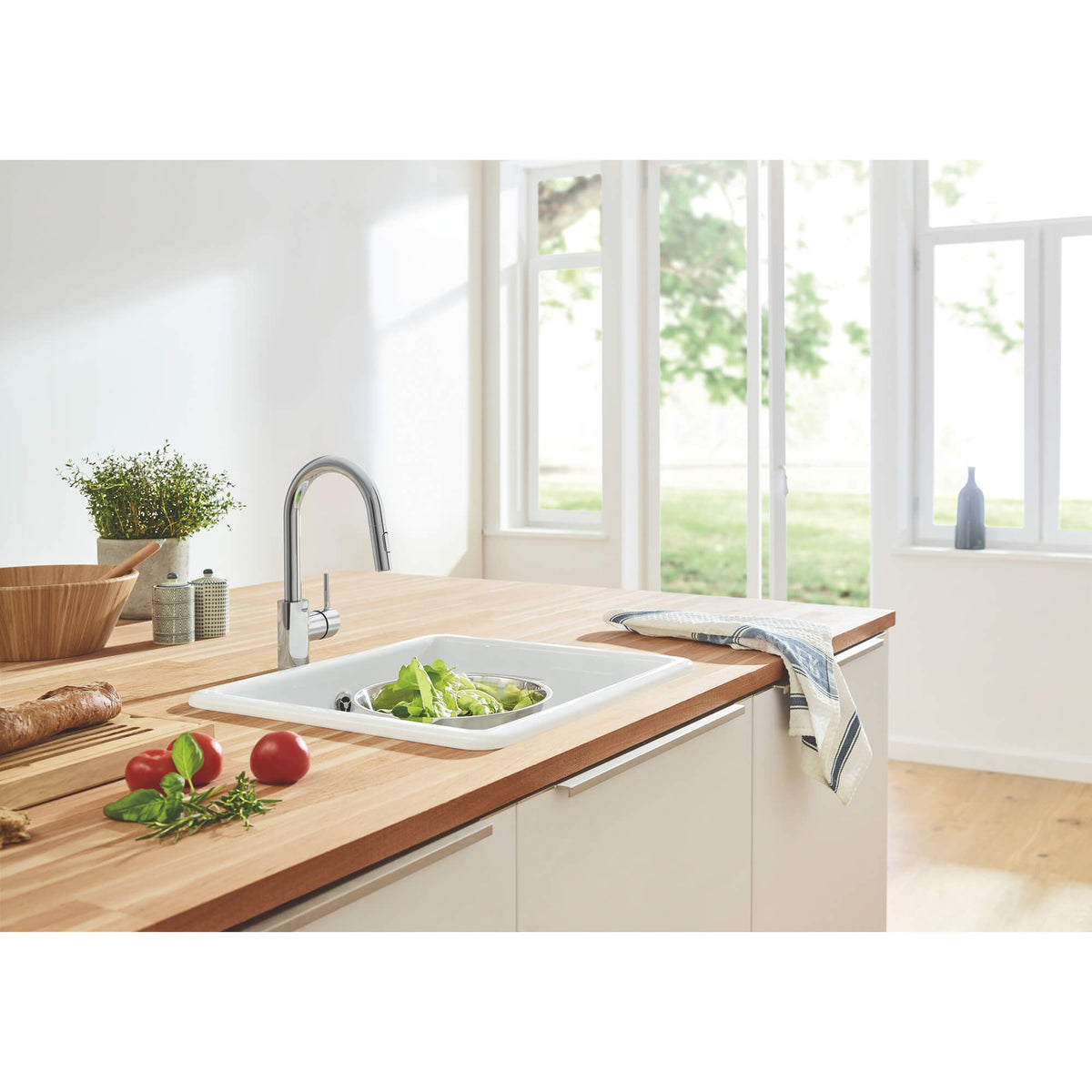 Grohe 31479001 Single-Handle Pull Down Bar Faucet 1.75 GPM in GROHE CHROME