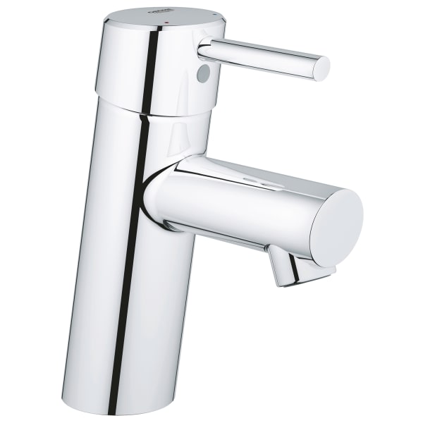 Single Hole Single-Handle S-Size Bathroom Faucet 1.2 GPM Less Drain in GROHE CHROME