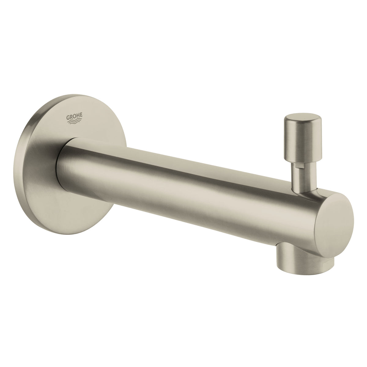 Diverter Tub Spout in GROHE BRUSHED NICKEL 13275EN1