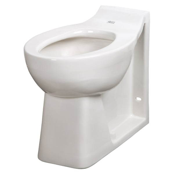 Huron® Floor-Mount, Back Outlet EverClean® Bowl With Integral Seat, Back Spud White