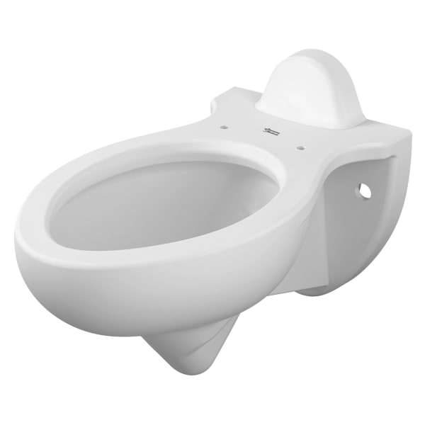 Rapidway 1.6 gpf/6.0 Lpf Back Spud Elongated Wall-Hung Bowl White