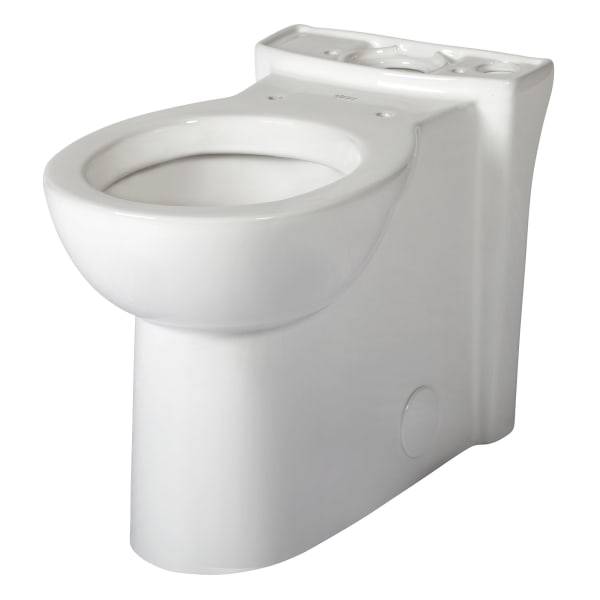 Cadet® 3 FloWise® Skirted Chair Height Round Front Bowl With Seat White