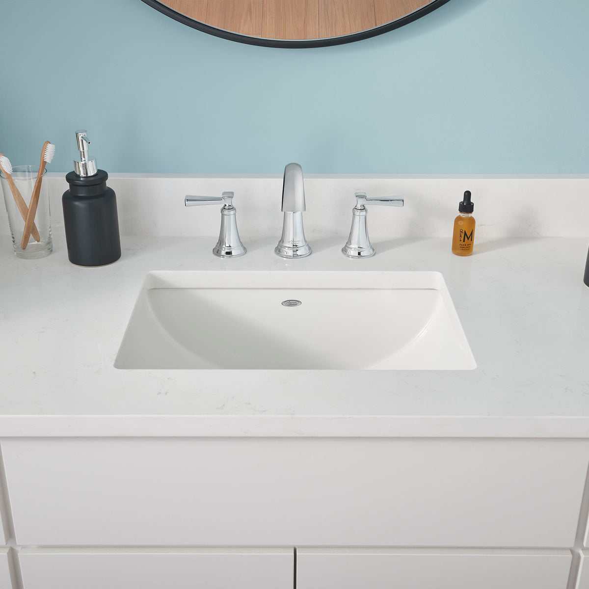 American Standard 0614300.020 Studio® Under Counter Sink With Glazed Underside White