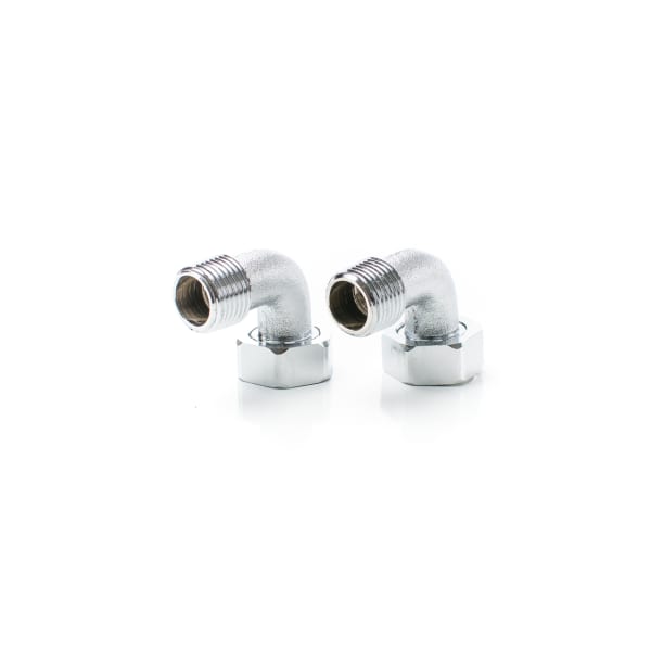 Chrome Brass Bathcock Coupler/ One Pair