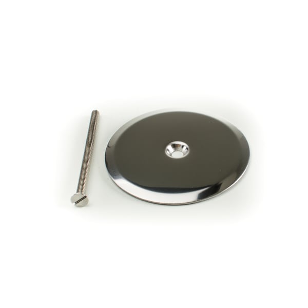 4" Cover Plate w/Bolt Stainless Steel