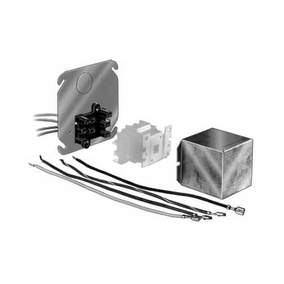 Resideo Q633A1007/U Plate-Mounted Relay Receptacle, 8 Leadwires