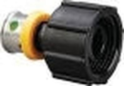 Viega 1/2" x 1/2", PureFlow Press x ManaBloc, 160 PSI, Lead-Free, Polymer, Sweep, Straight, Female Adapter