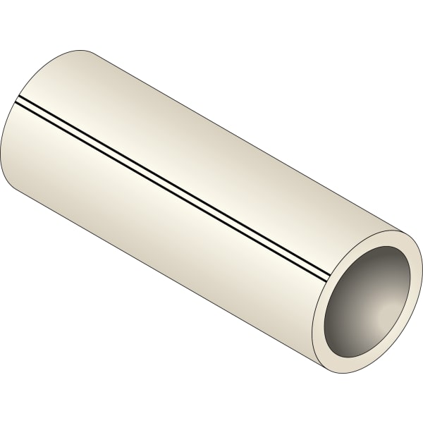 HeatLink 1-1/2" x 20' Black Print on White PureLink® Plus UV Stabilized PEX-a Tubing