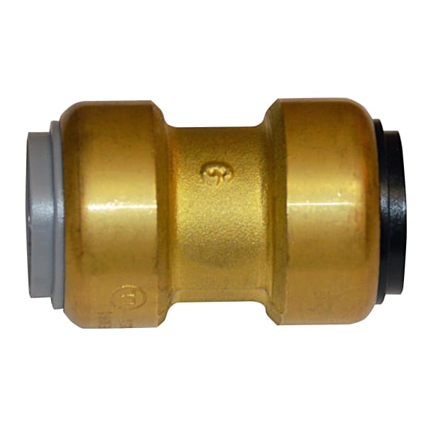 3/4" Polybutylene Coupling with Stop - Push