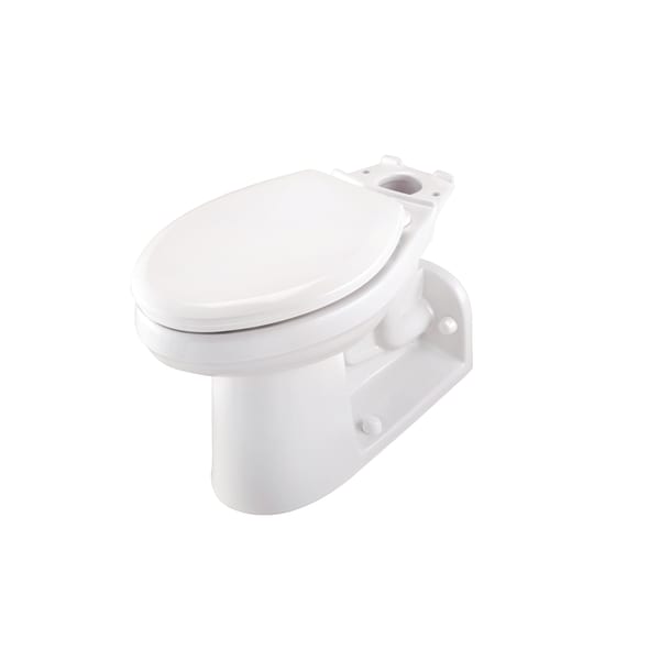 Maxwell 1.28gpf Floor Mount Back Outlet ADA Elongated Bowl White