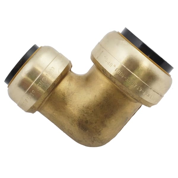 3/4" x 1/2" 90° Elbow (Reducing) - Push
