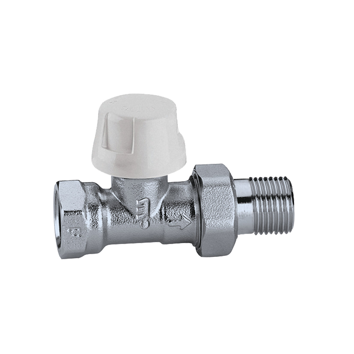 Caleffi 221400A Straight Thermostatic Radiator Valve Body 1/2 in. NPT, 1.7 Cv