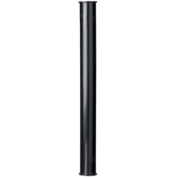 1-1/2" x 16" Double Flanged Tailpiece Black ABS