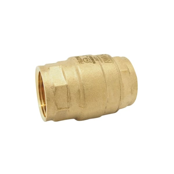 1/2" - (FIP x FIP) 232AB Brass In-line Check Valve - Lead Free