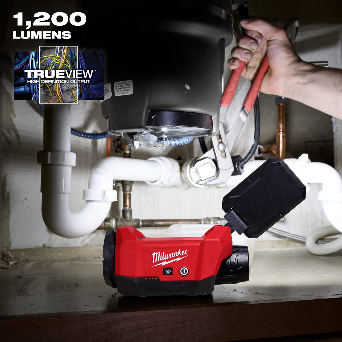 Milwaukee Tools M12™ ROVER™ Multi-Directional Flood Light w/ PACKOUT™ Compatibility