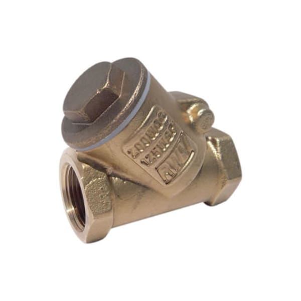 1/2" - (FIP x FIP) 236AB Brass Swing Check Valve - Lead Free