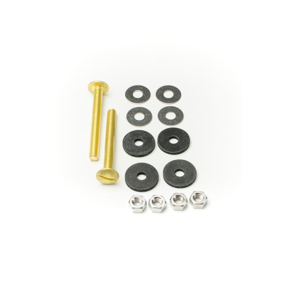 5/16" x 3" Brass Tank/Bowl Set