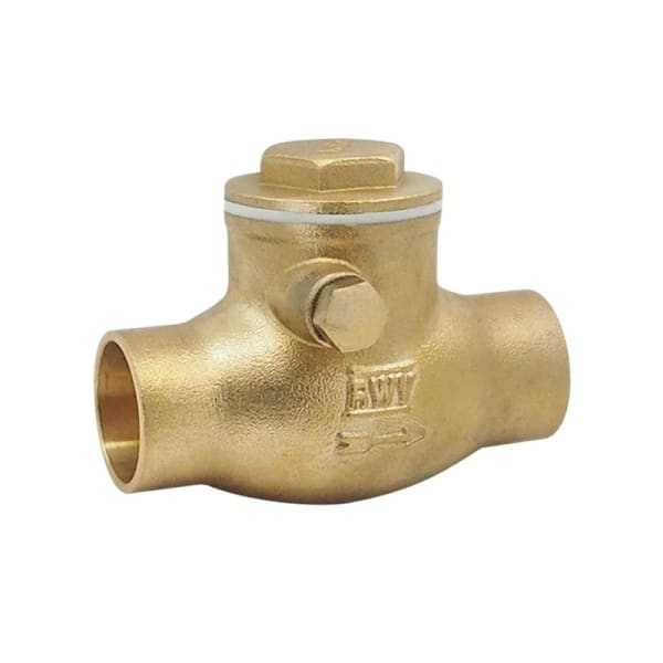 1-1/4" - (SWT x SWT) 247AB Brass Swing Check Valve - Lead Free