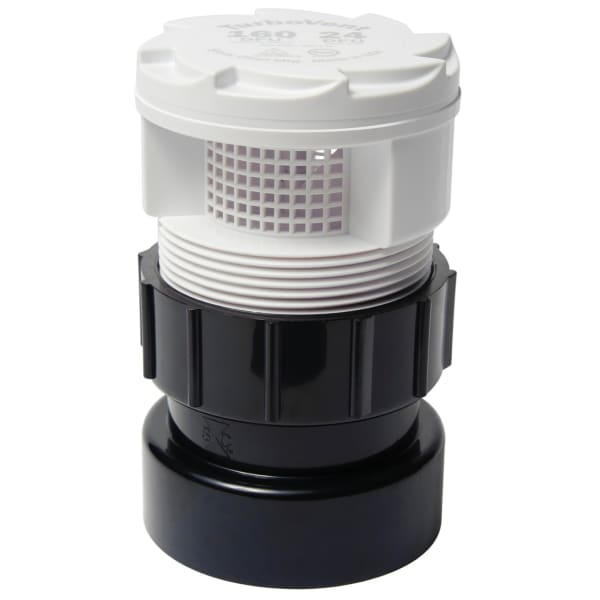 Turbovent with 1-1/2" X 2" ABS Combo Adapter