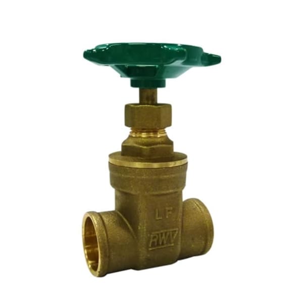 1-1/2" - (SWT x SWT) 268AB Brass Gate Valve - Lead Free