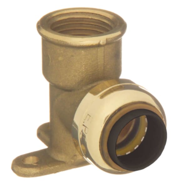 1/2" 90° Female Drop Ear Elbow - Push x FIP