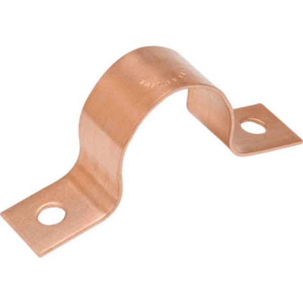 2" 2-Hole Copper Pipe Strap