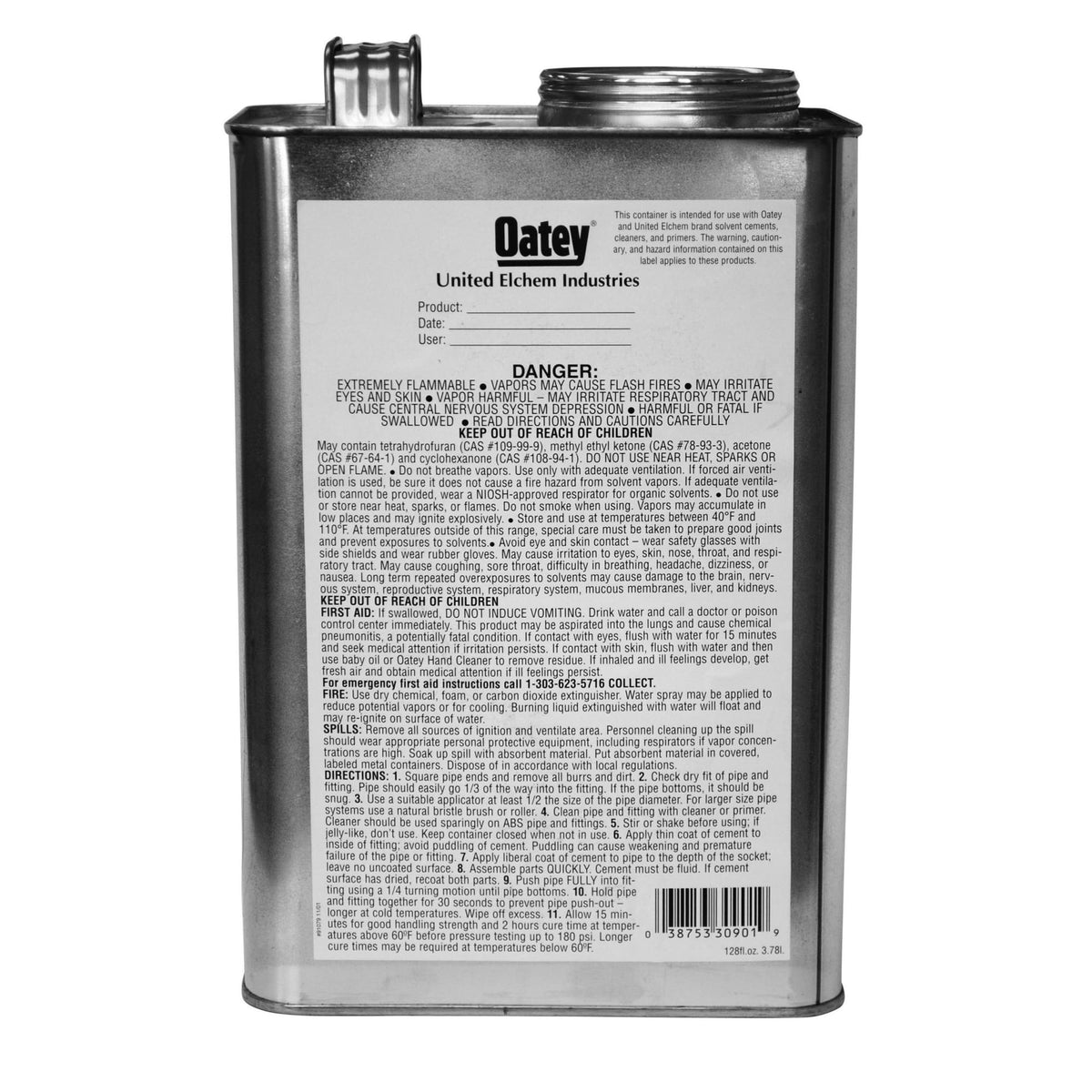 Oatey® Gallon Replacement Wide Mouth Can