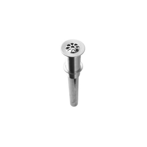 Tear Drop Pattern Lavatory Grid Drain - without Overflow - Brushed Nickel
