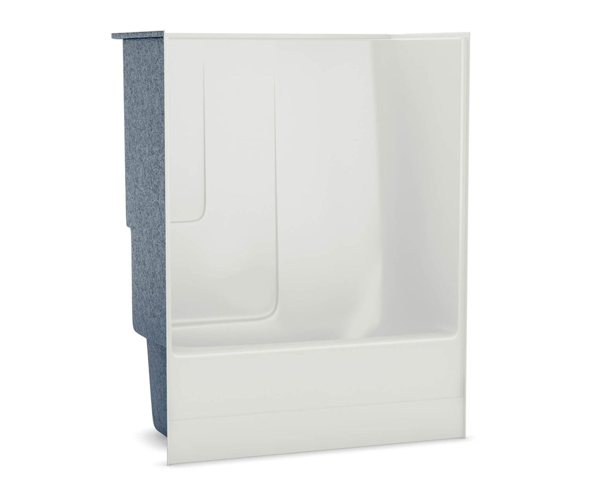 Maax TSEA63 60 x 34 AcrylX Alcove Left-Hand Drain One-Piece Tub Shower in White