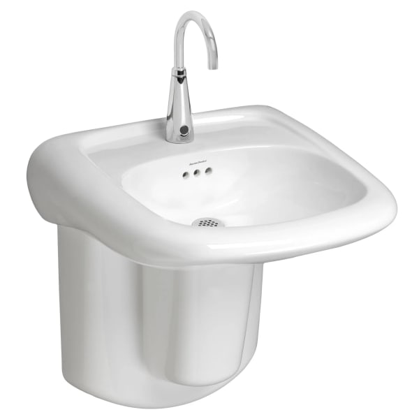 Murro® Wall-Hung EverClean® Sink With Center Hole Only White