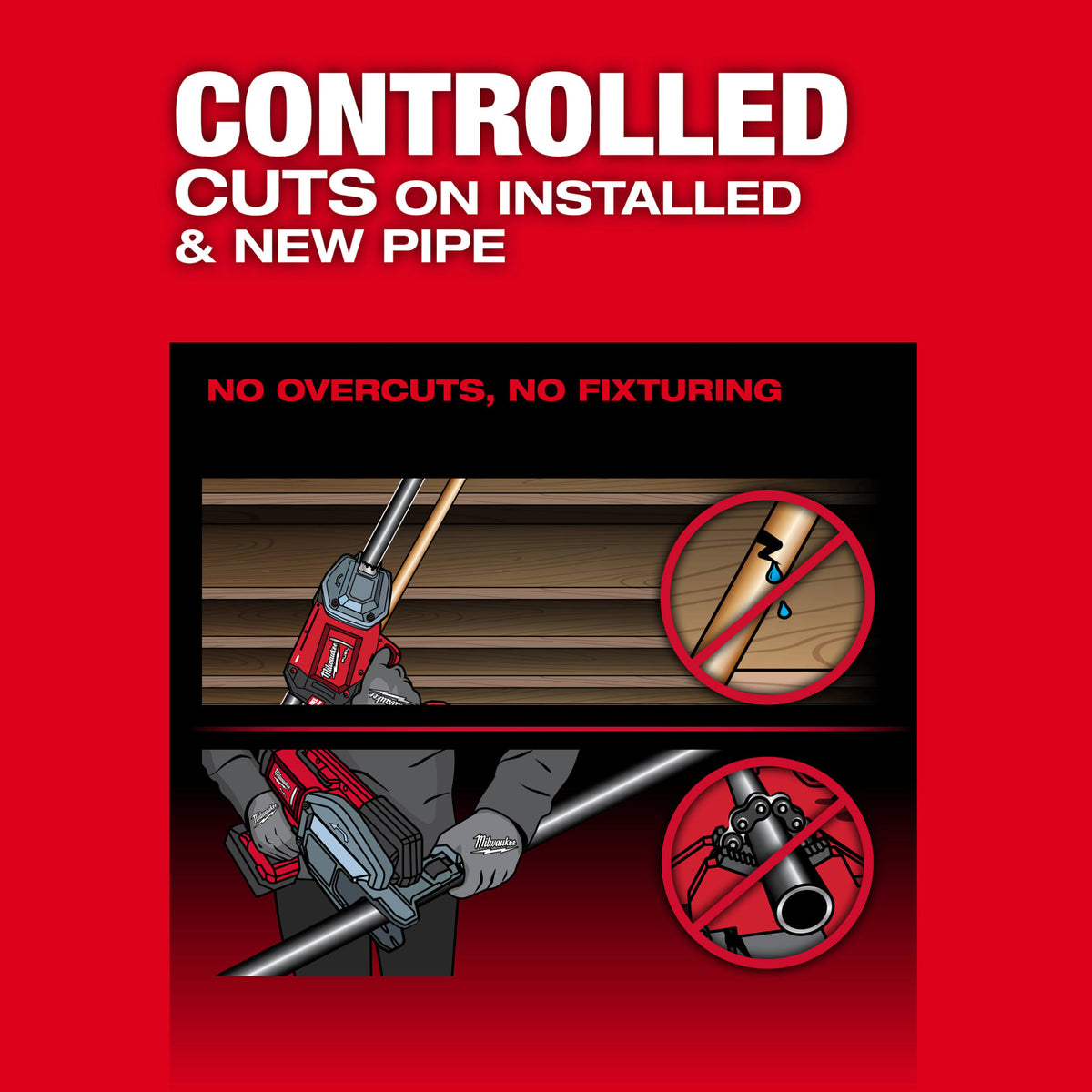Milwaukee Tools M18 FUEL™ ½"-1" Steel Pipe Cutter
