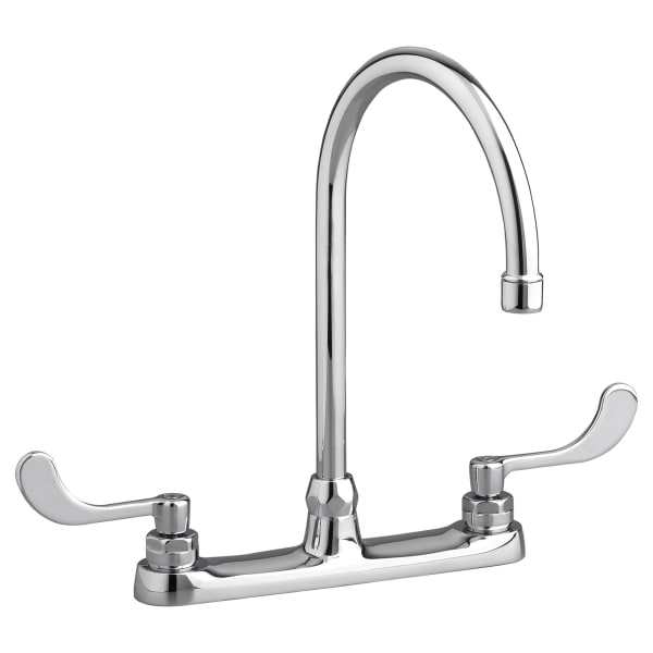 Monterrey® Top Mount Kitchen Faucet With Gooseneck Spout and Wrist Blade Handles 1.5 gpm/5.7 L/min Chrome