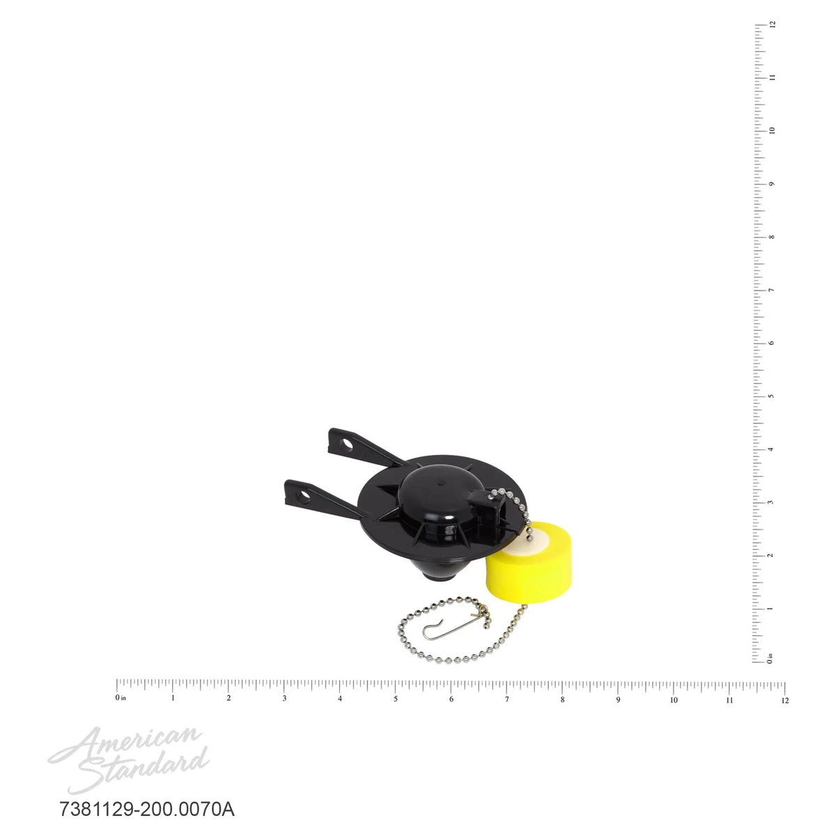 American Standard Flapper and Chain with Float for 2-Inch Flush Valves