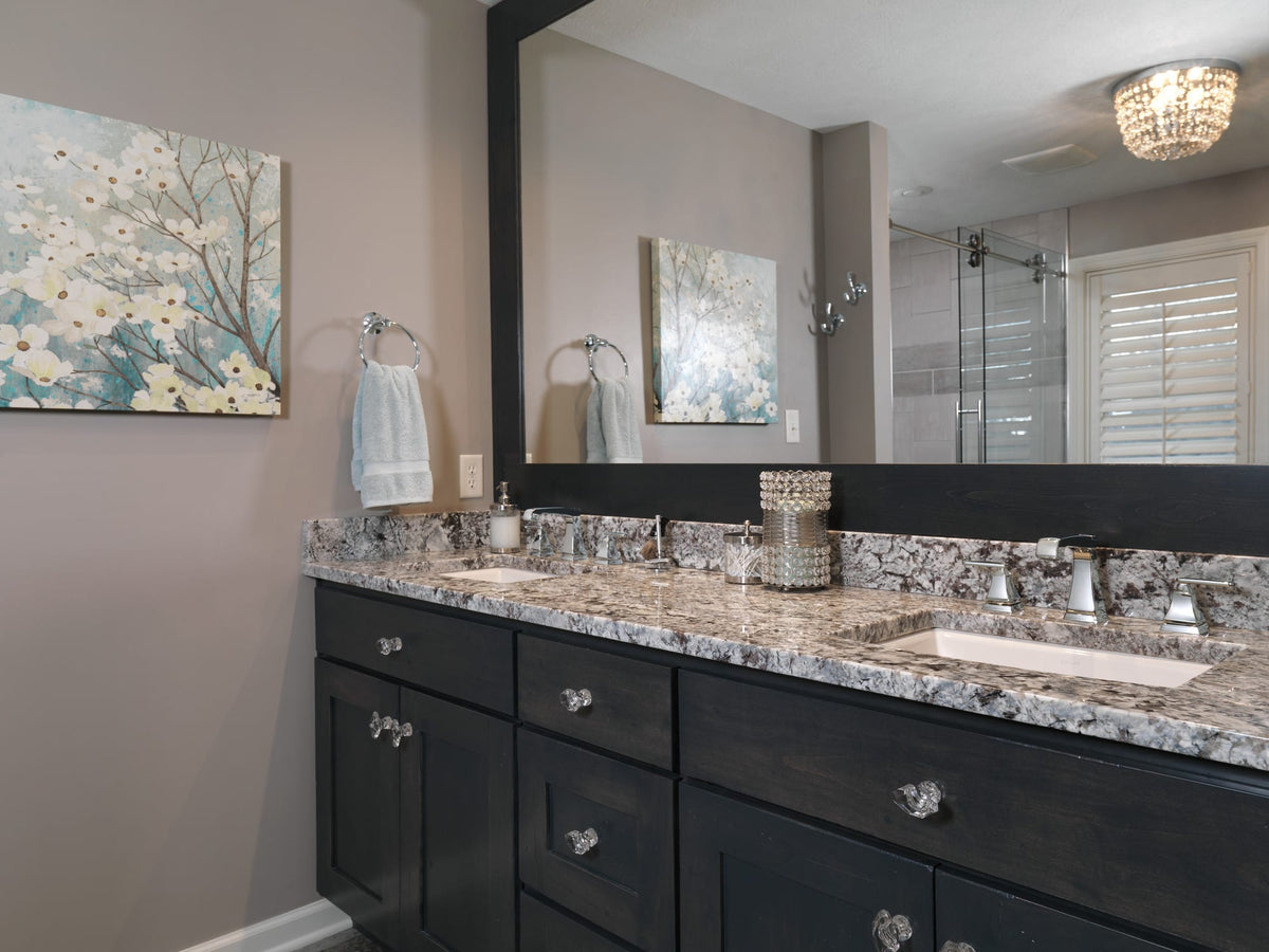 Delta Ashlyn® Two Handle Widespread Bathroom Faucet with EZ Anchor® Chrome