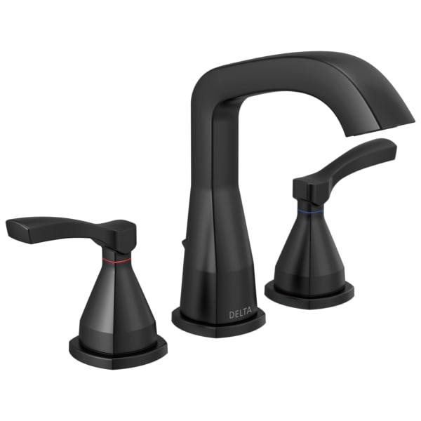 Delta Stryke® Widespread Faucet Matte Black