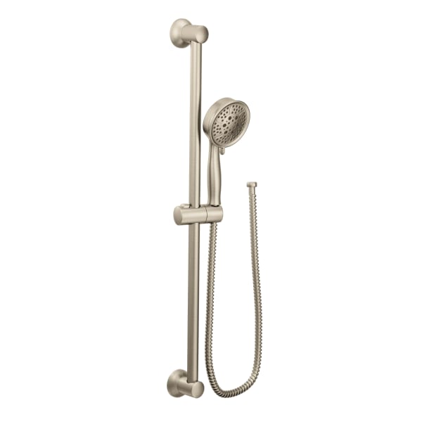 Moen 4-Spray Eco-Performance Handheld Hand Shower with Slide Bar in Brushed Nickel