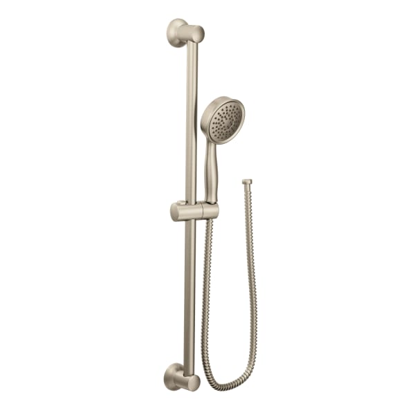 Moen 1-Spray Eco-Performance Handheld Hand Shower with Slidebar in Brushed Nickel